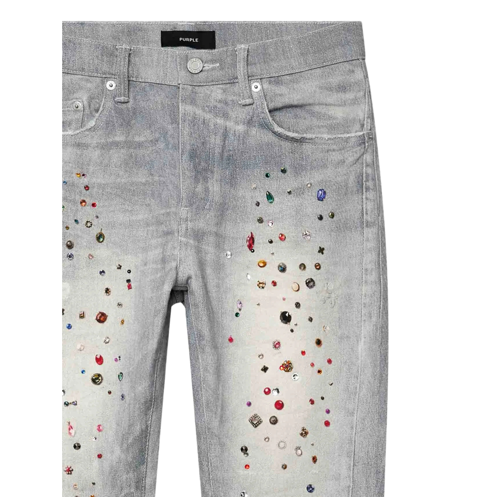 Jewel-Print Skinny