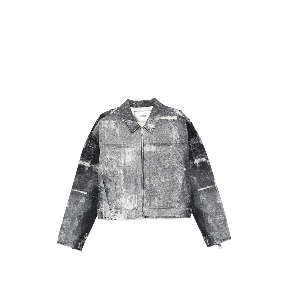 Carpenter Palms Patterned Zip Jacket