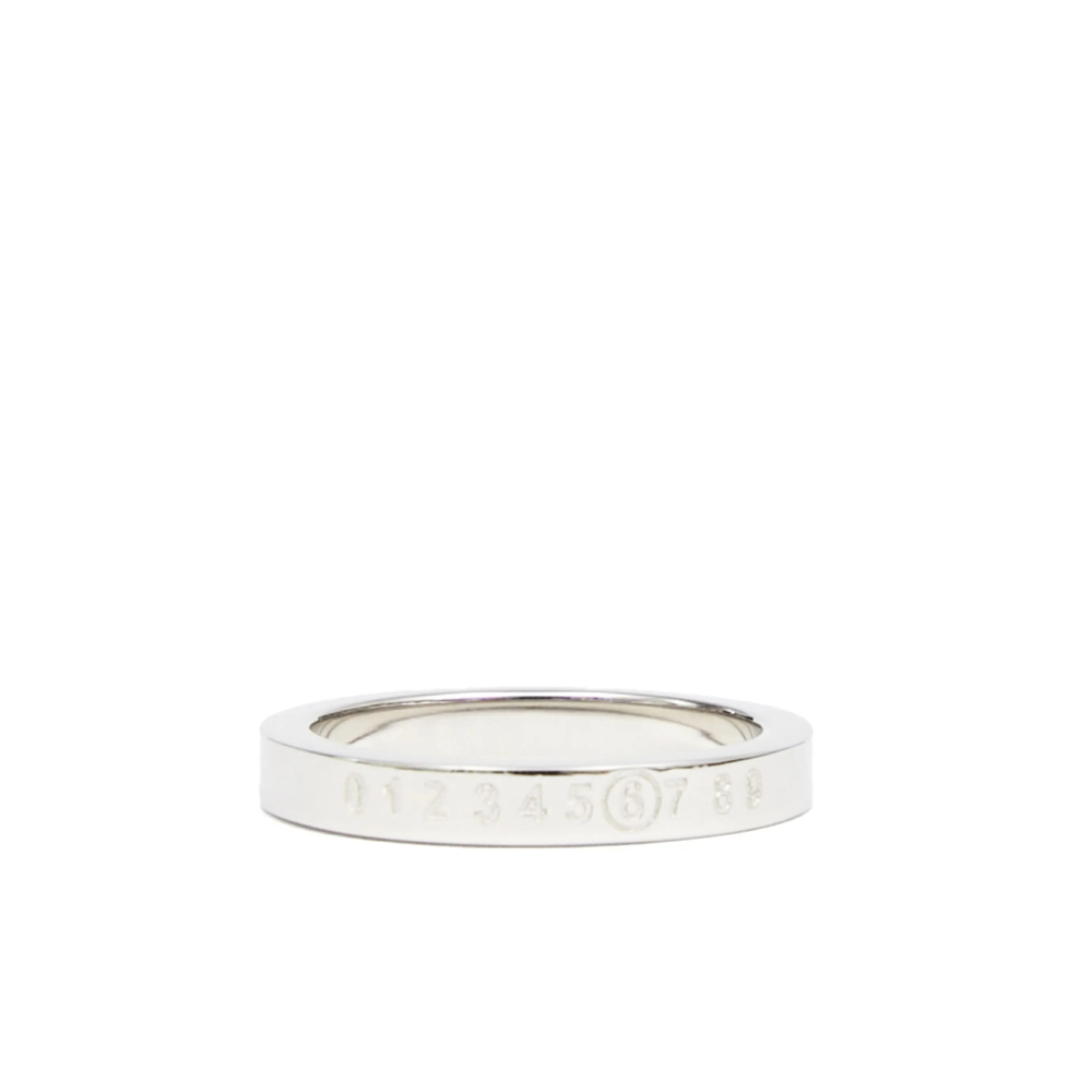 Mm6 Maison Margiela Numeric Signature Minimal Ring
