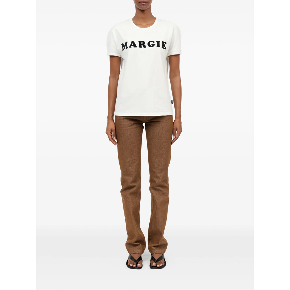 Mm6 Maison Margiela Margie Printed Short-Sleeved T-Shirt