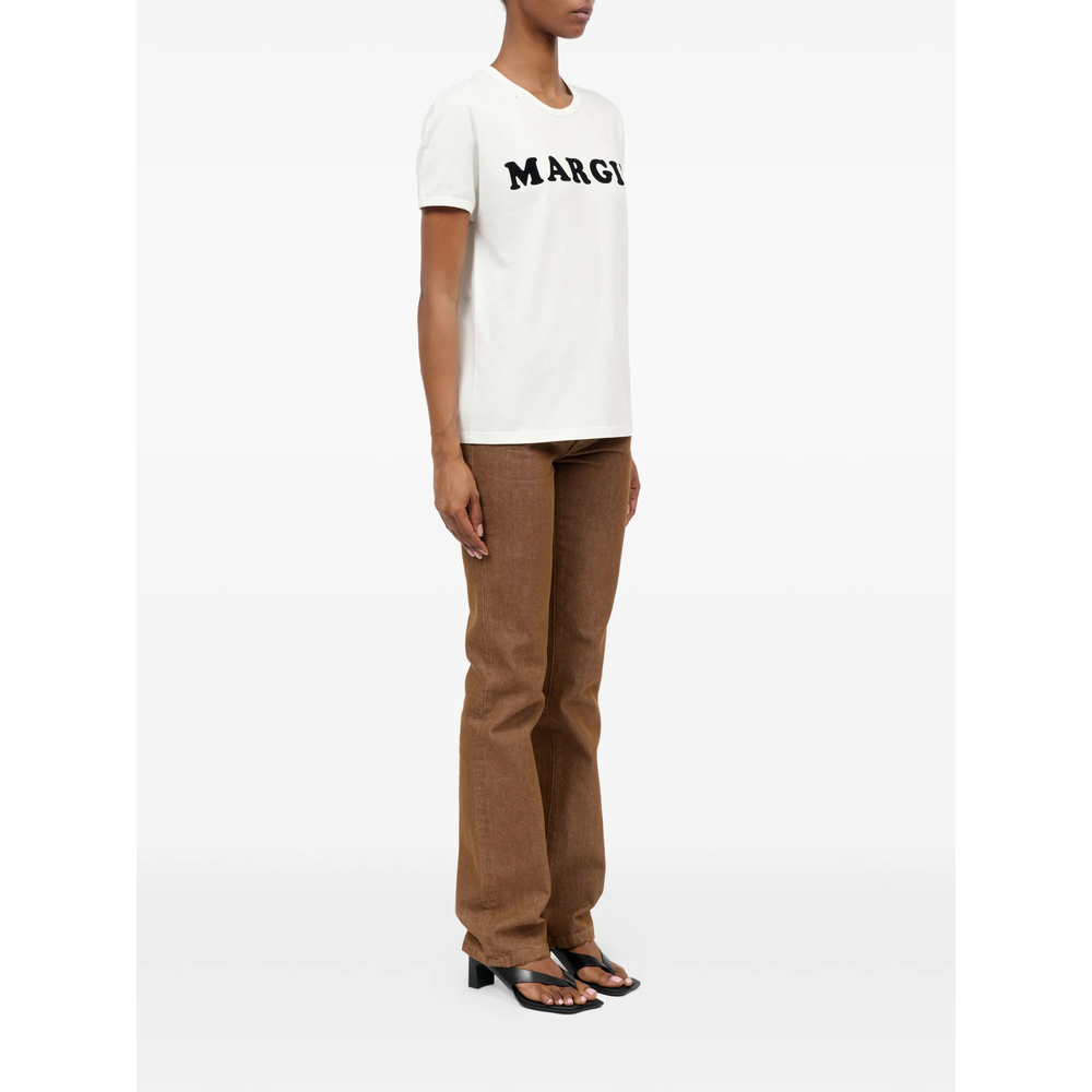 Mm6 Maison Margiela Margie Printed Short-Sleeved T-Shirt
