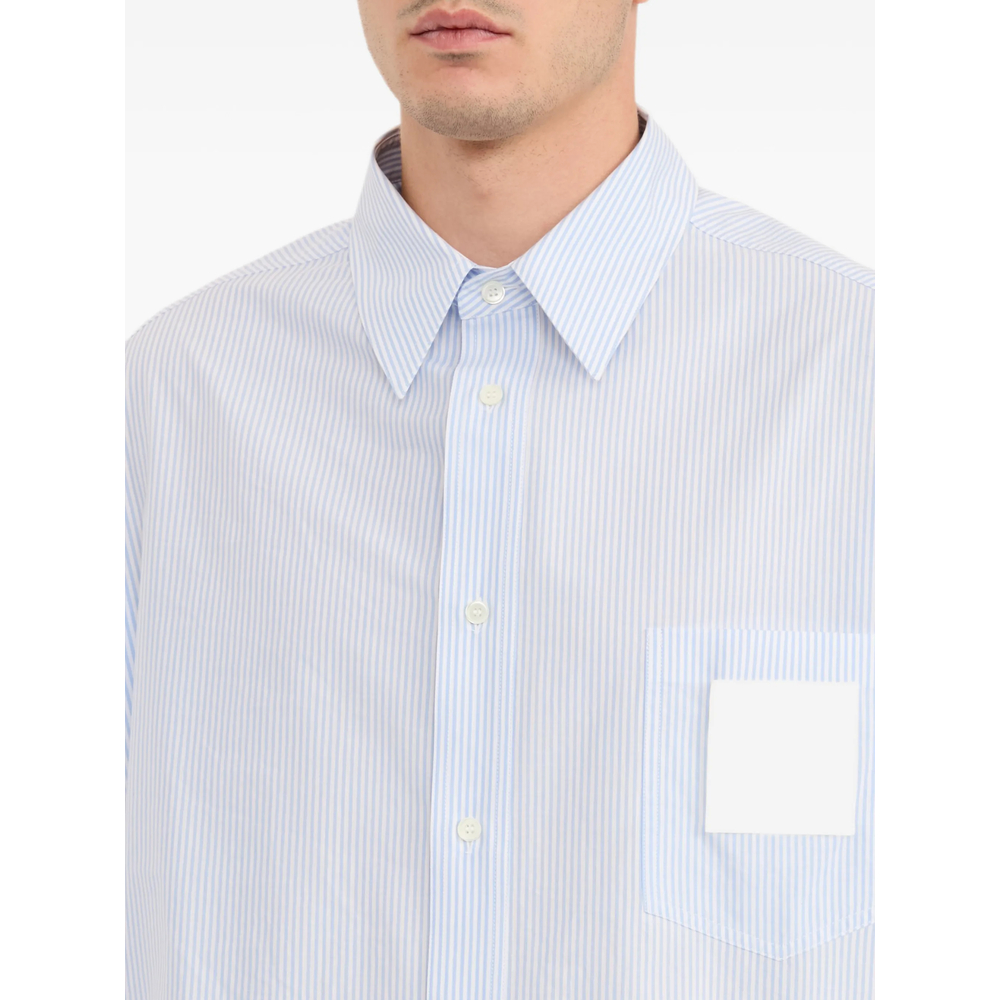Mm6 Maison Margiela Striped Poplin Shirt