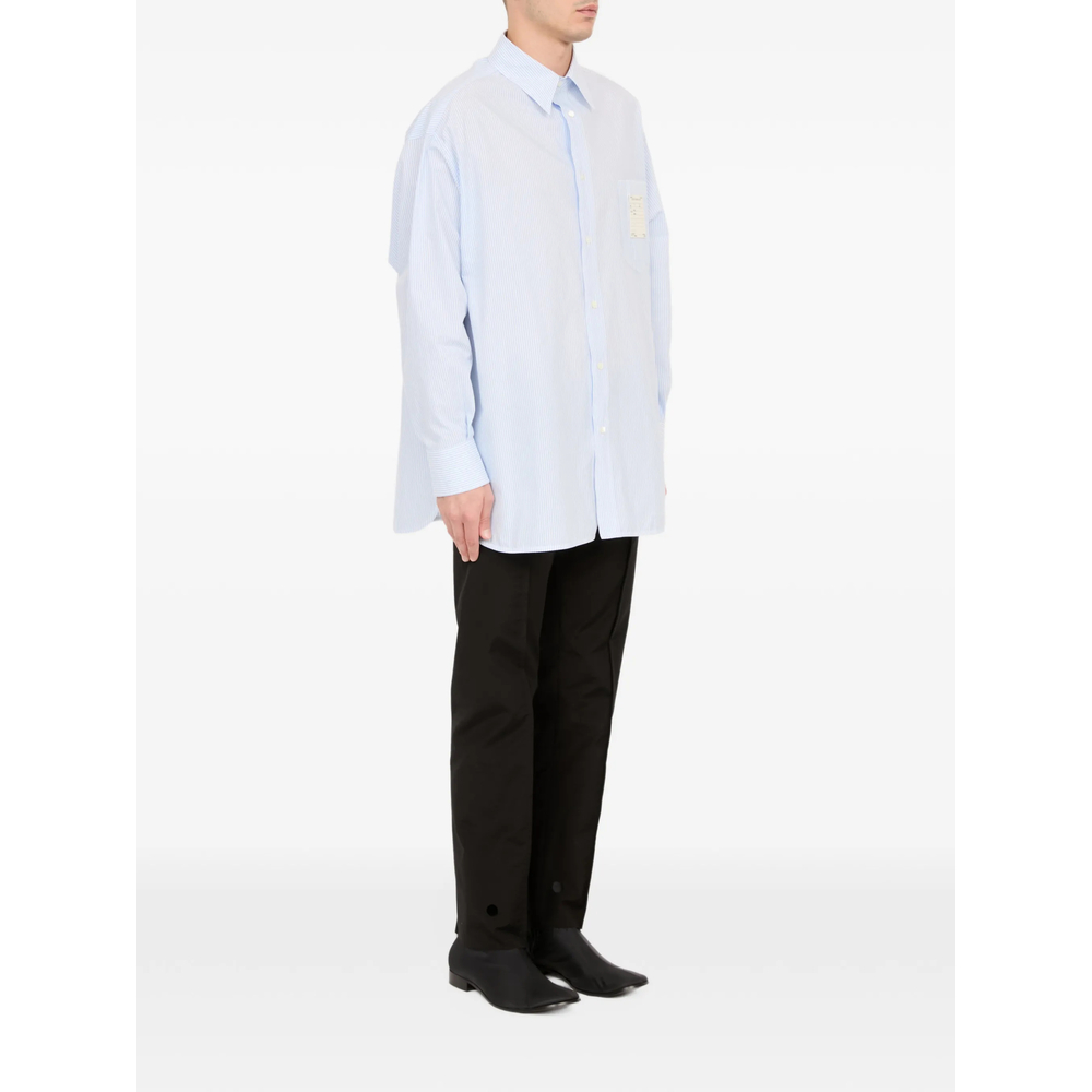 Mm6 Maison Margiela Striped Poplin Shirt