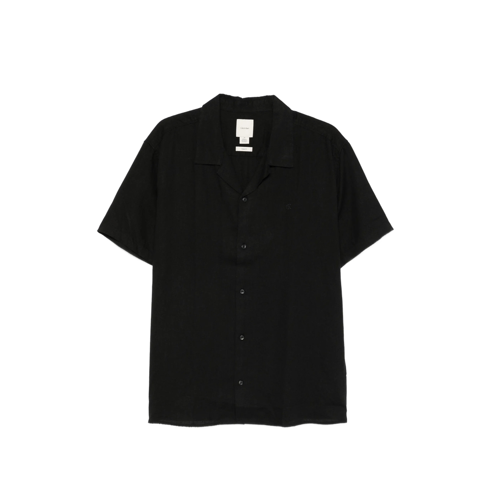 Calvin Klein Revere-collar Short-sleeve Shirt