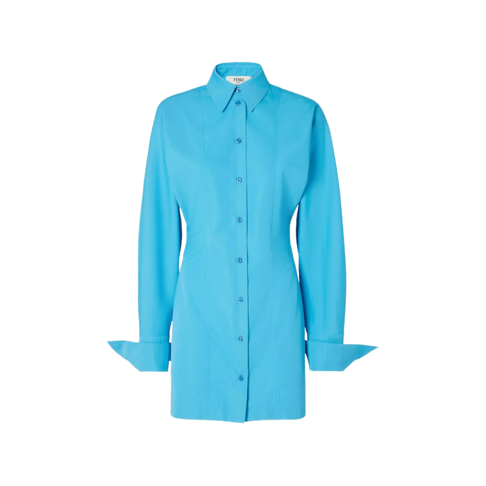 Fendi Buttoned Collared Dress