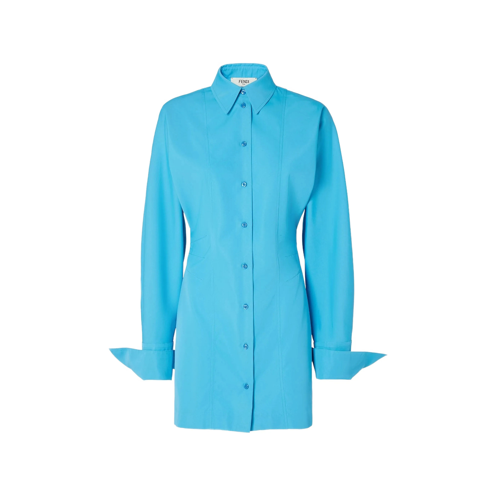 Fendi Buttoned Collared Dress