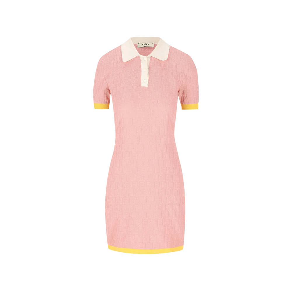 Fendi FF Jacquard Polo Dress