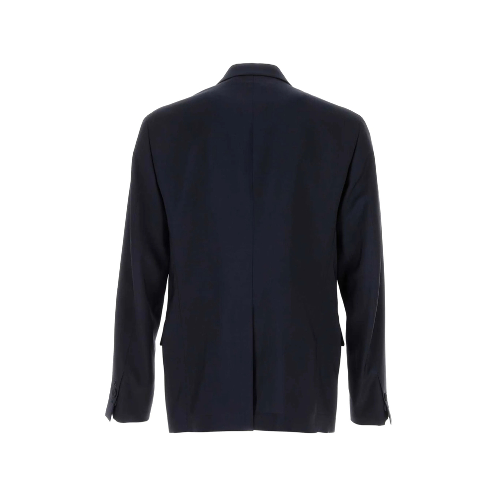 Removable-Strap Single-Breasted Blazer