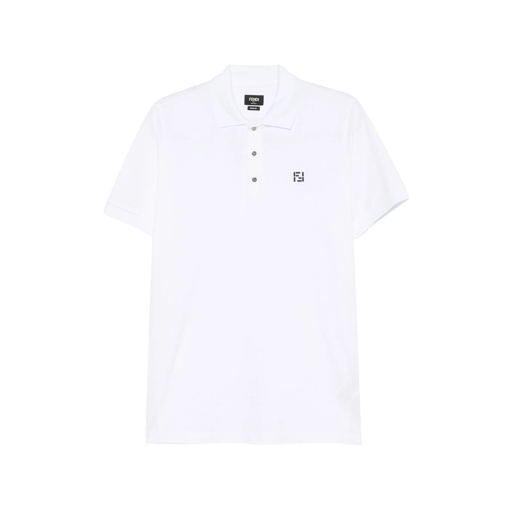 Fendi Logo-embroidered Polo Shirt
