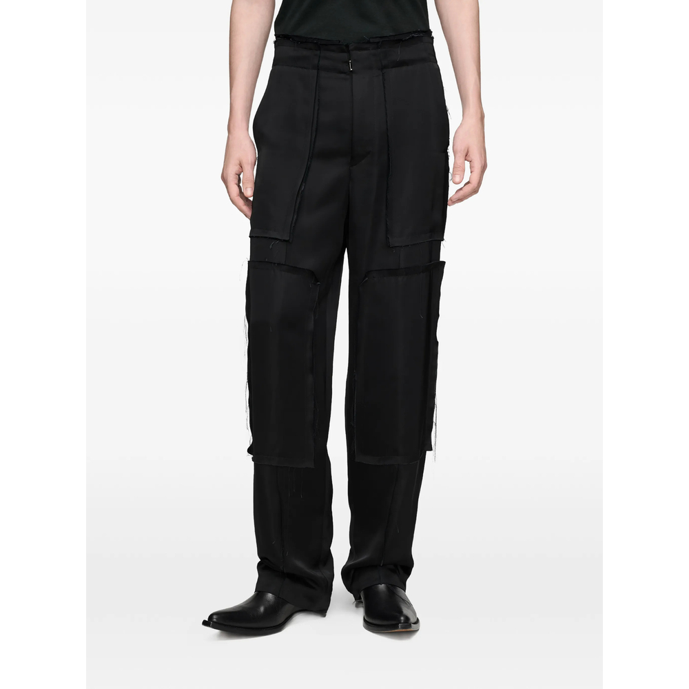 Patchwork Satin Trousers