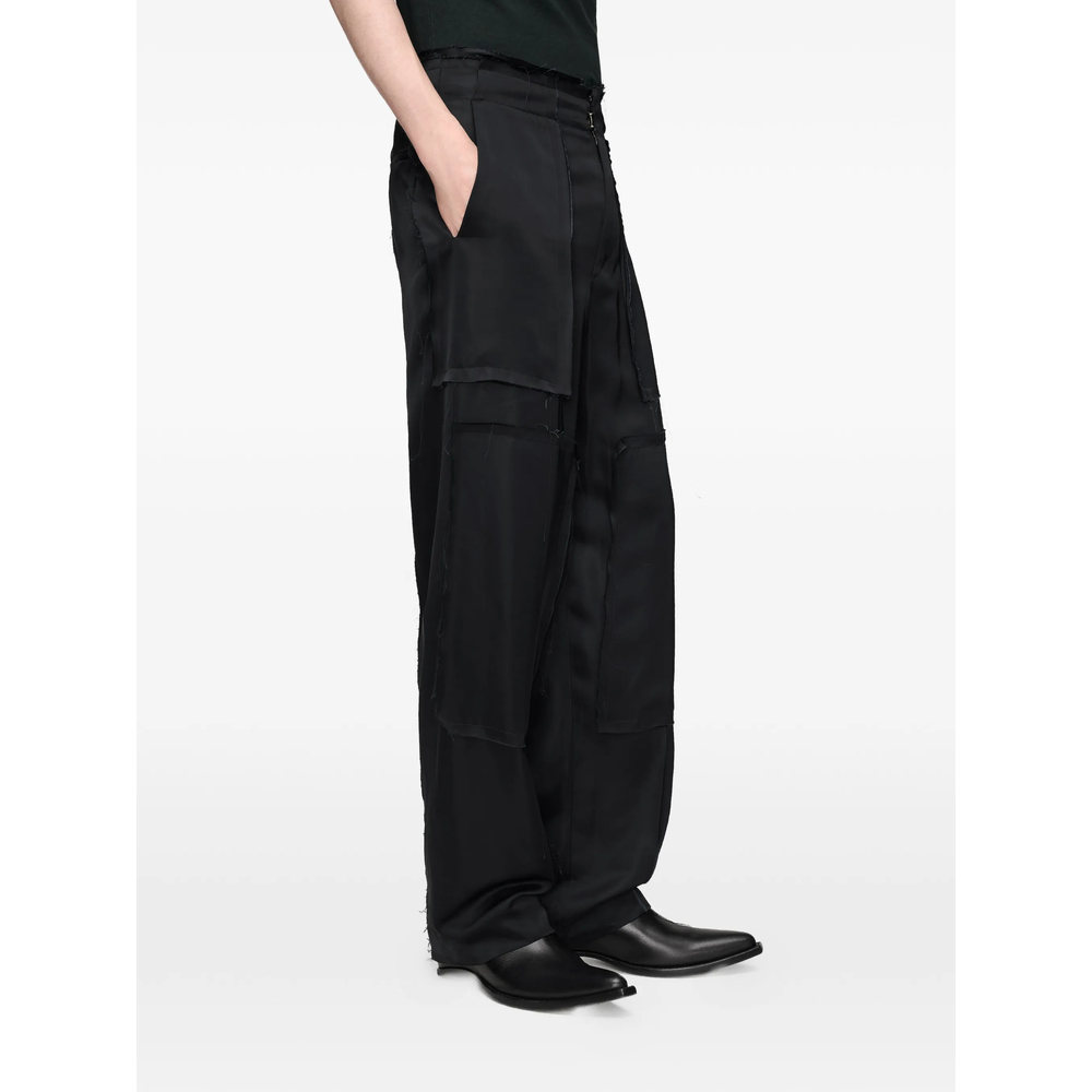 Patchwork Satin Trousers