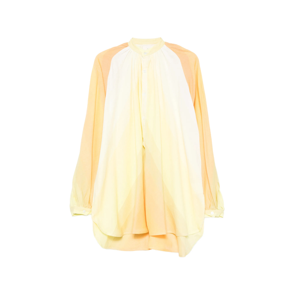 Marrakshi Life Long-sleeve Buttoned Mini Dress