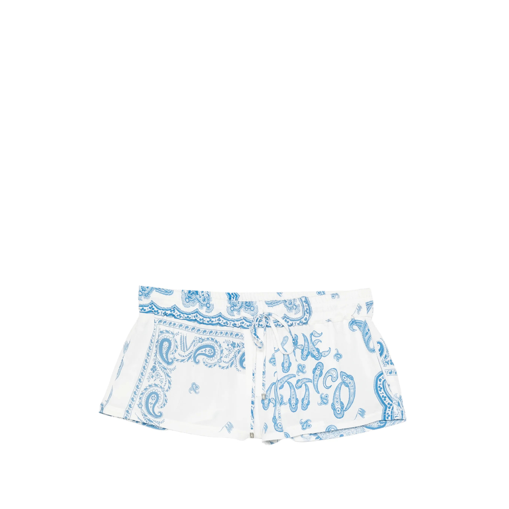 The Attico Paisley Drawstring Shorts