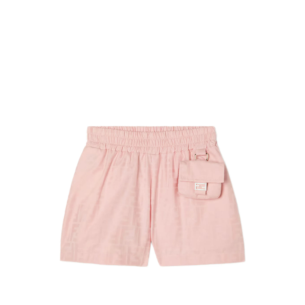 Fendi Junior FF-jacquard Shorts