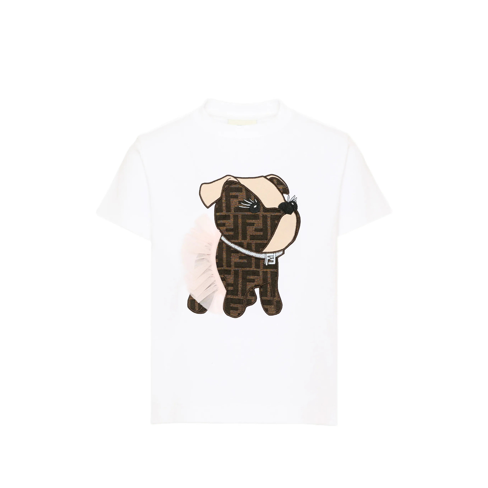 Fendi Itina-embroidery T-shirt