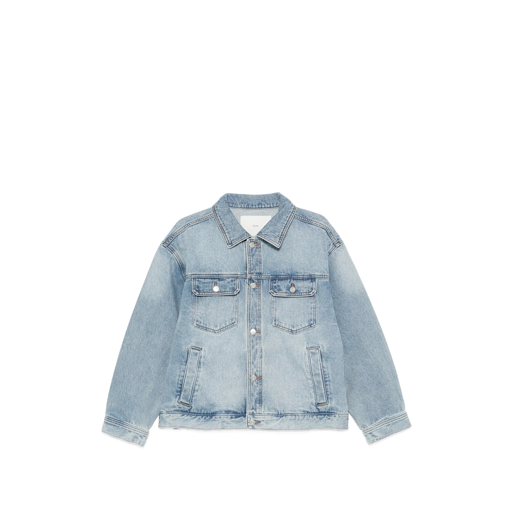 Flap-Pocket Denim Jacket
