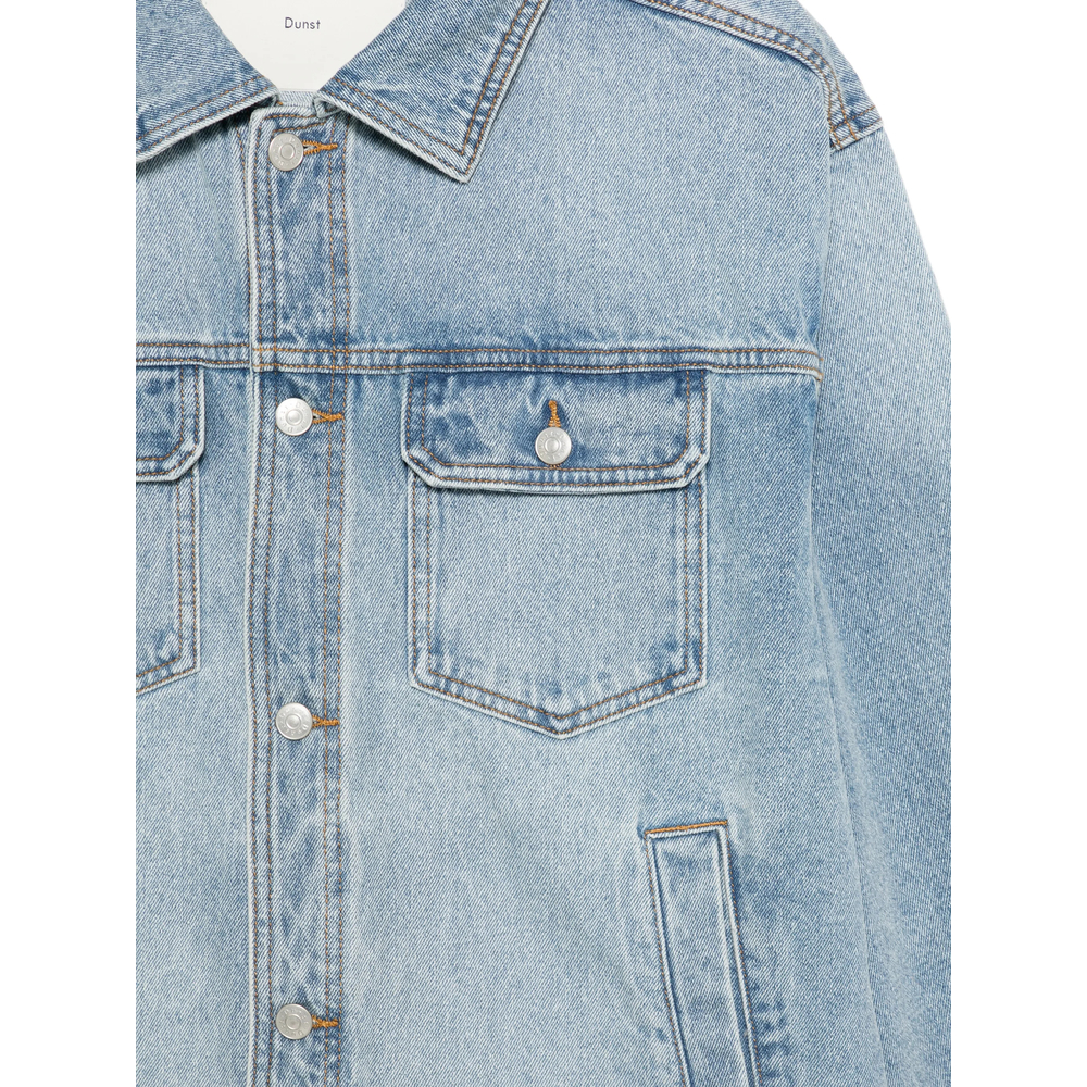 Flap-Pocket Denim Jacket