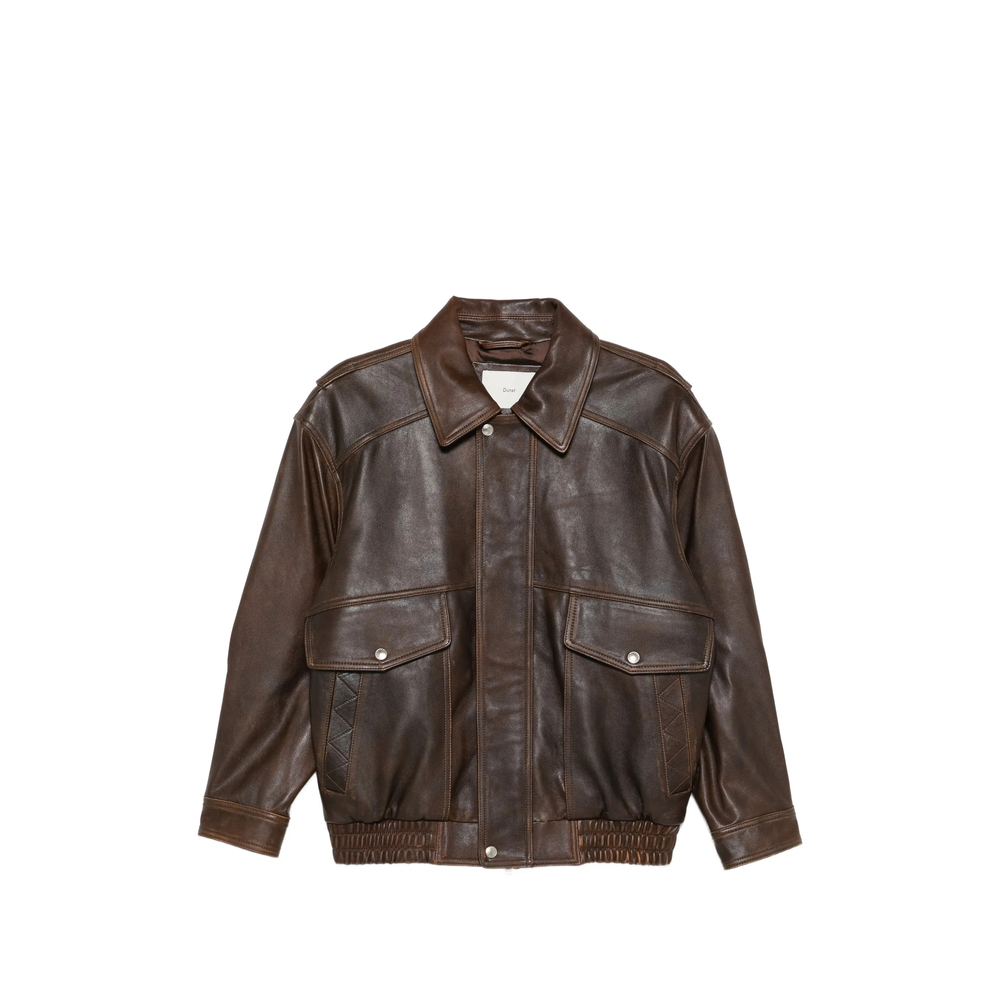 Dunst Pocket Panelled Jacket In Brown