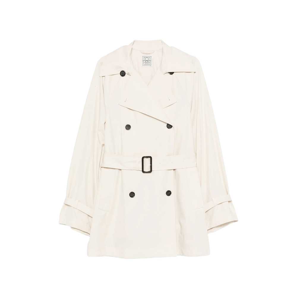 Toteme Belted Double-breasted Trench Coat