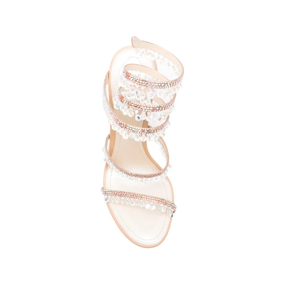 Chandelier Crystal-Embellished Sandals