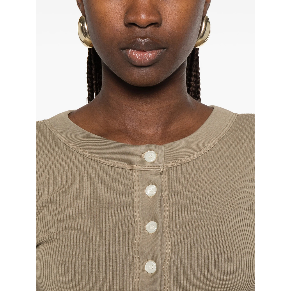 Ribbed-Knit Top