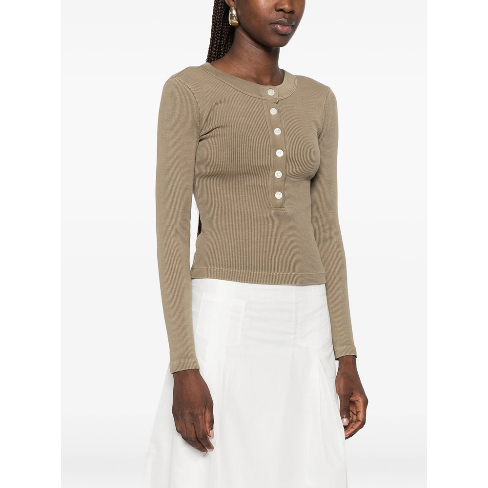 Ribbed-Knit Top
