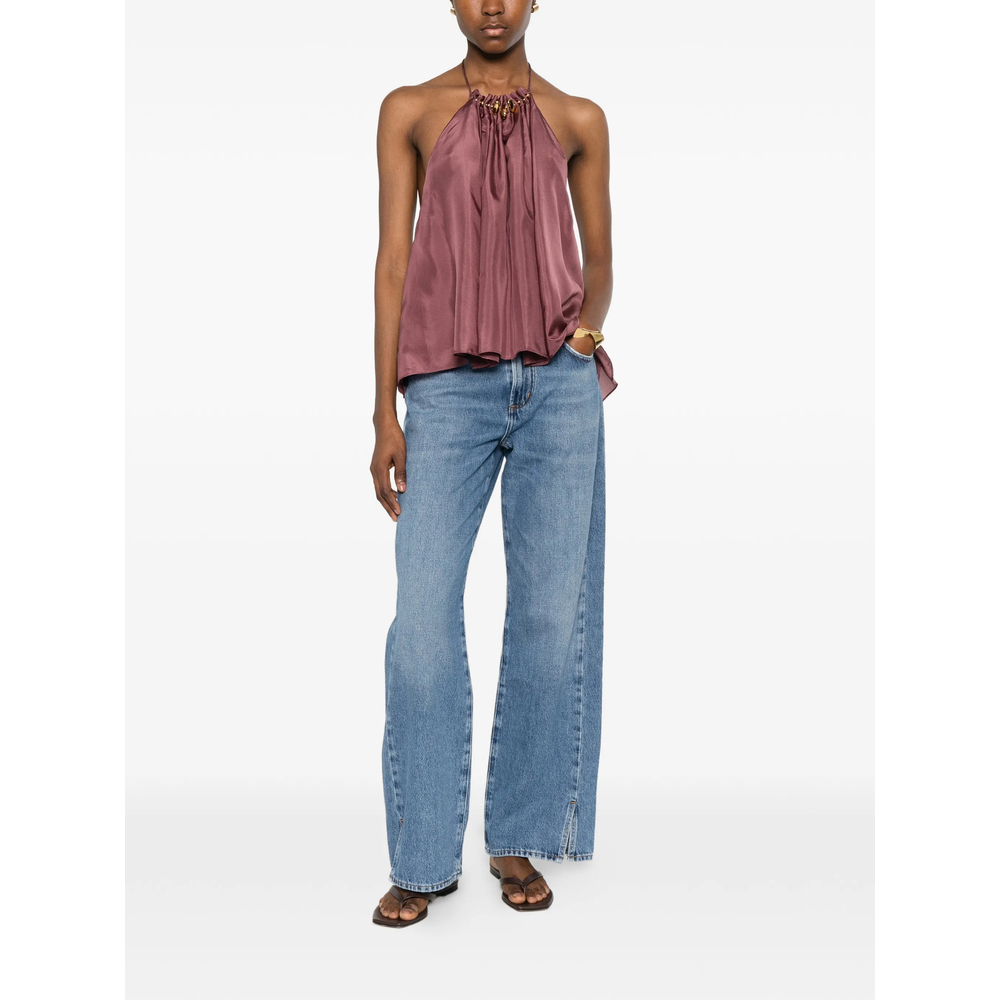 Side-Slit Jeans