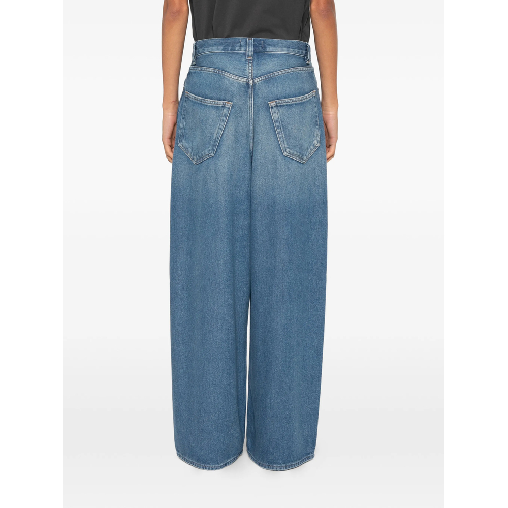 Flyweight Baggy-Fit Faded Denim Jeans