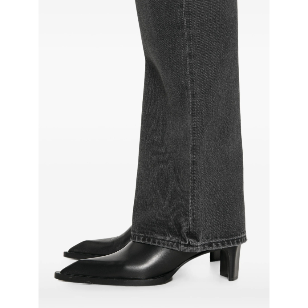 Faded-Effect Wide- Leg