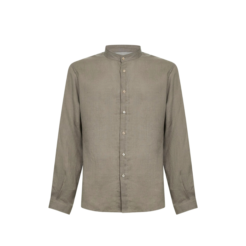 BRUNELLO CUCINELLI Brunello Cucinelli Mandarin-collar Shirt　Brunello Cucinelli マンダリンカラー シャツ