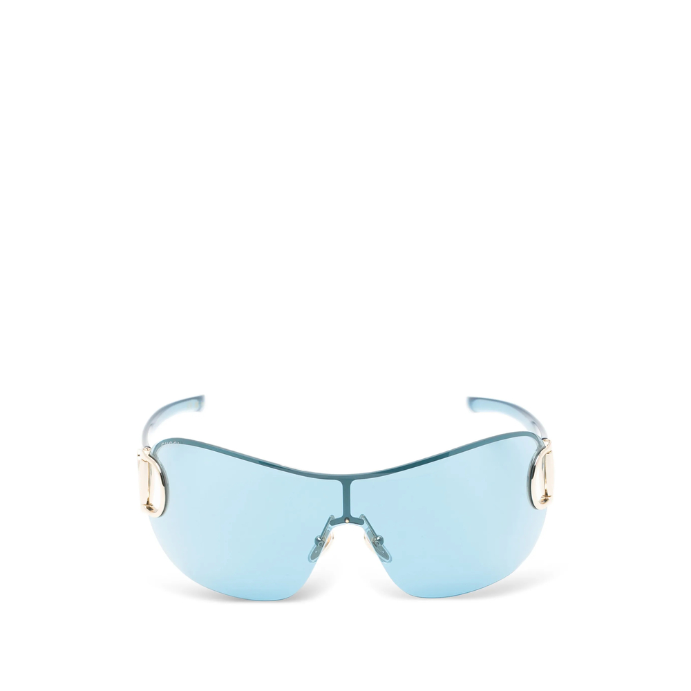 Gucci Frameless Half-Horsebit Sunglasses