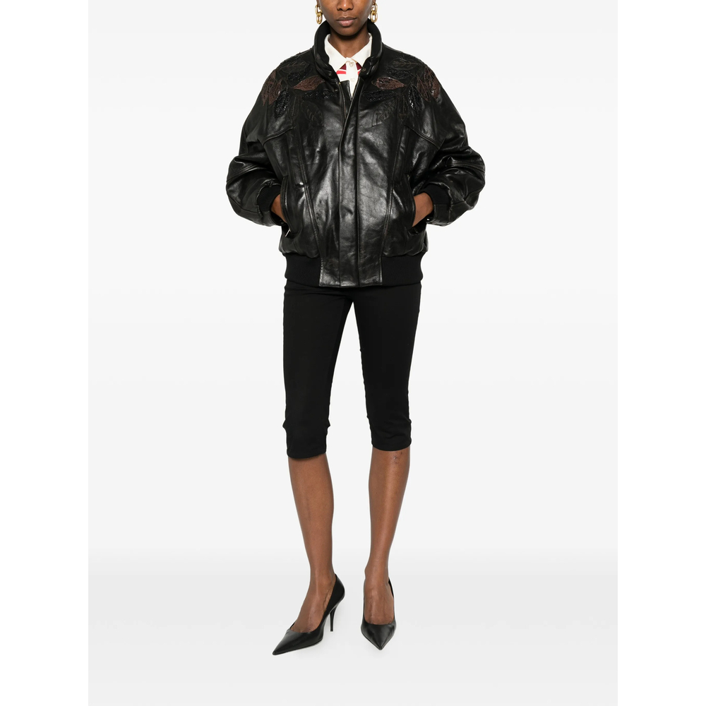 Leaf-Applique Jacket
