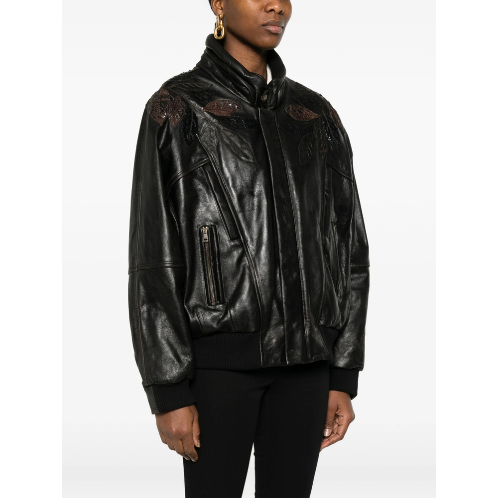 Leaf-Applique Jacket