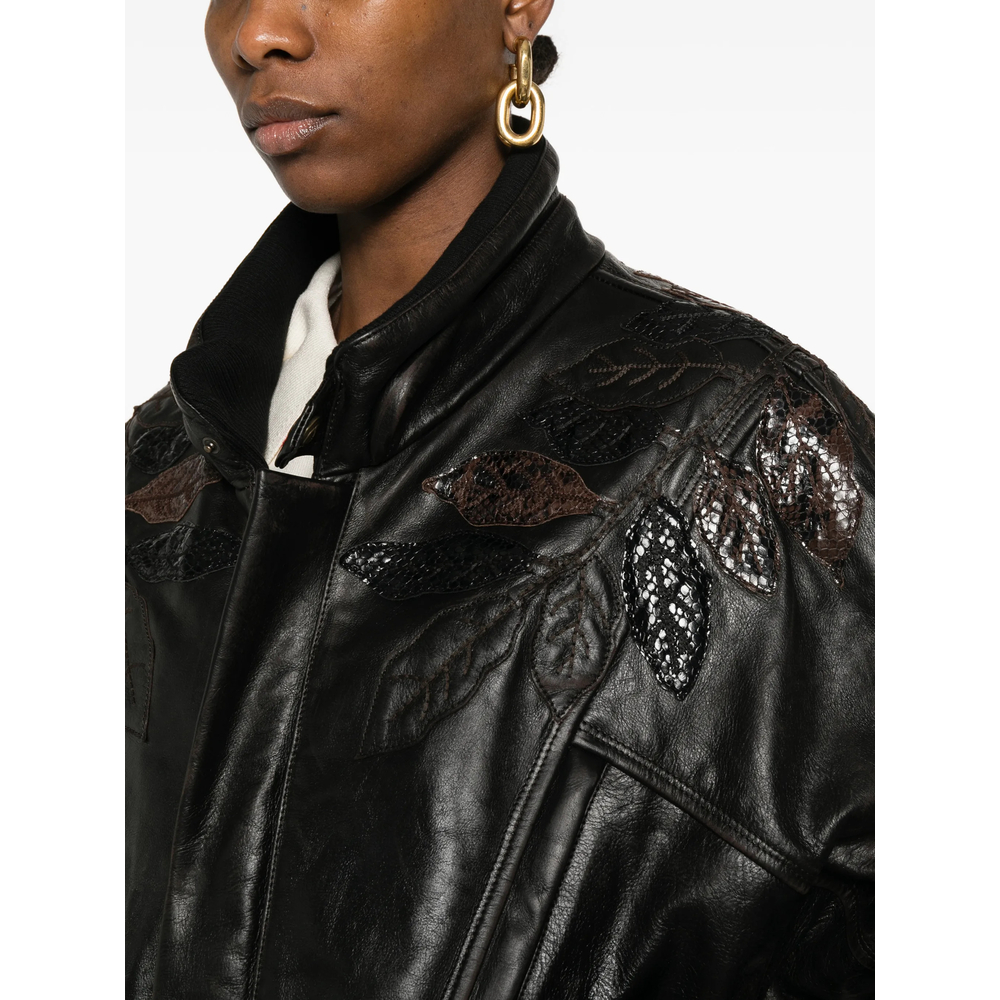 Leaf-Applique Jacket
