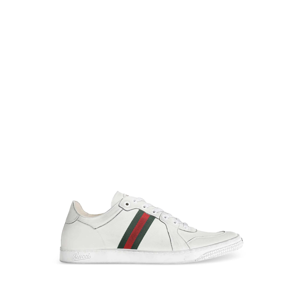 Gucci Web-stripe Lace-up Sneakers