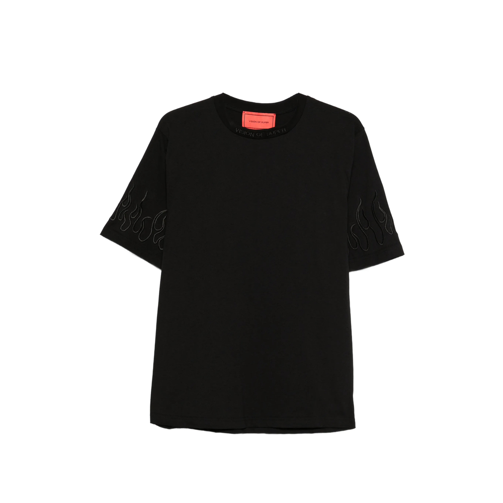 Vision Of Super Flame-embroidered T-shirt