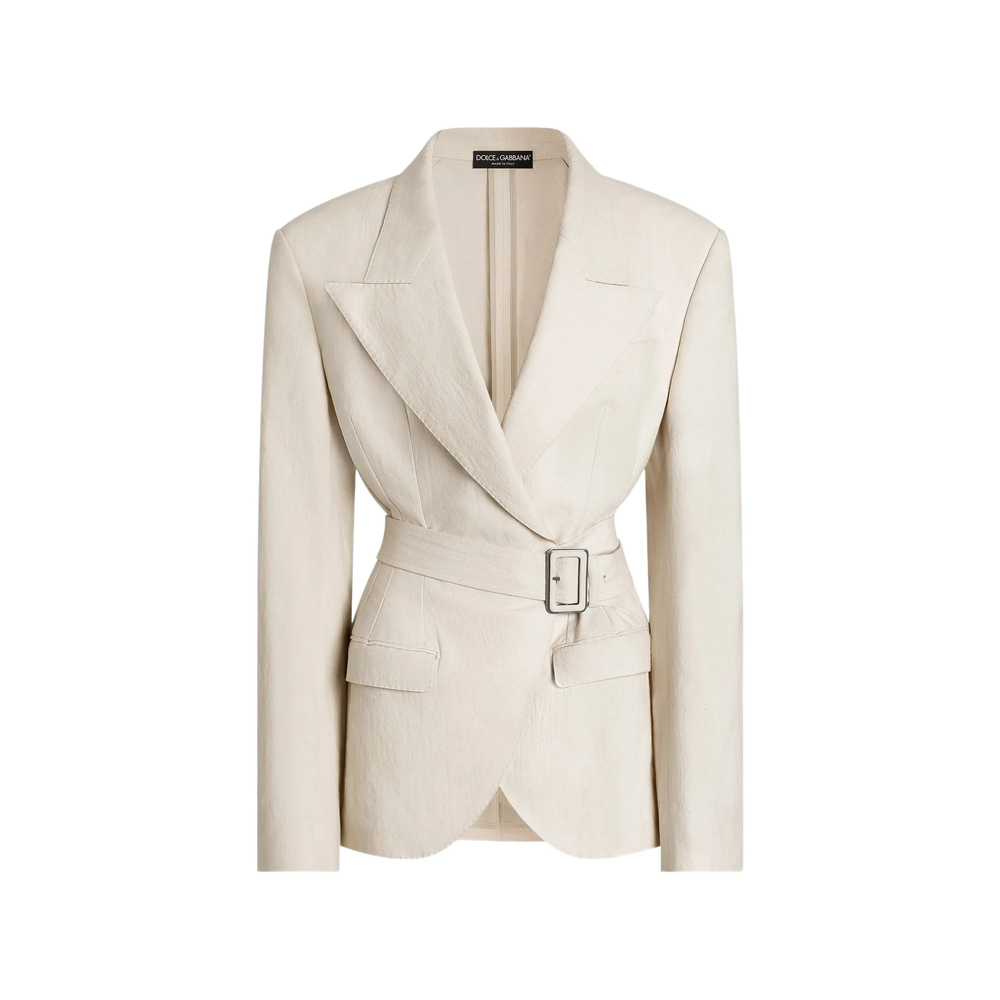 Dolce & Gabbana Single-breast Belted Jacket