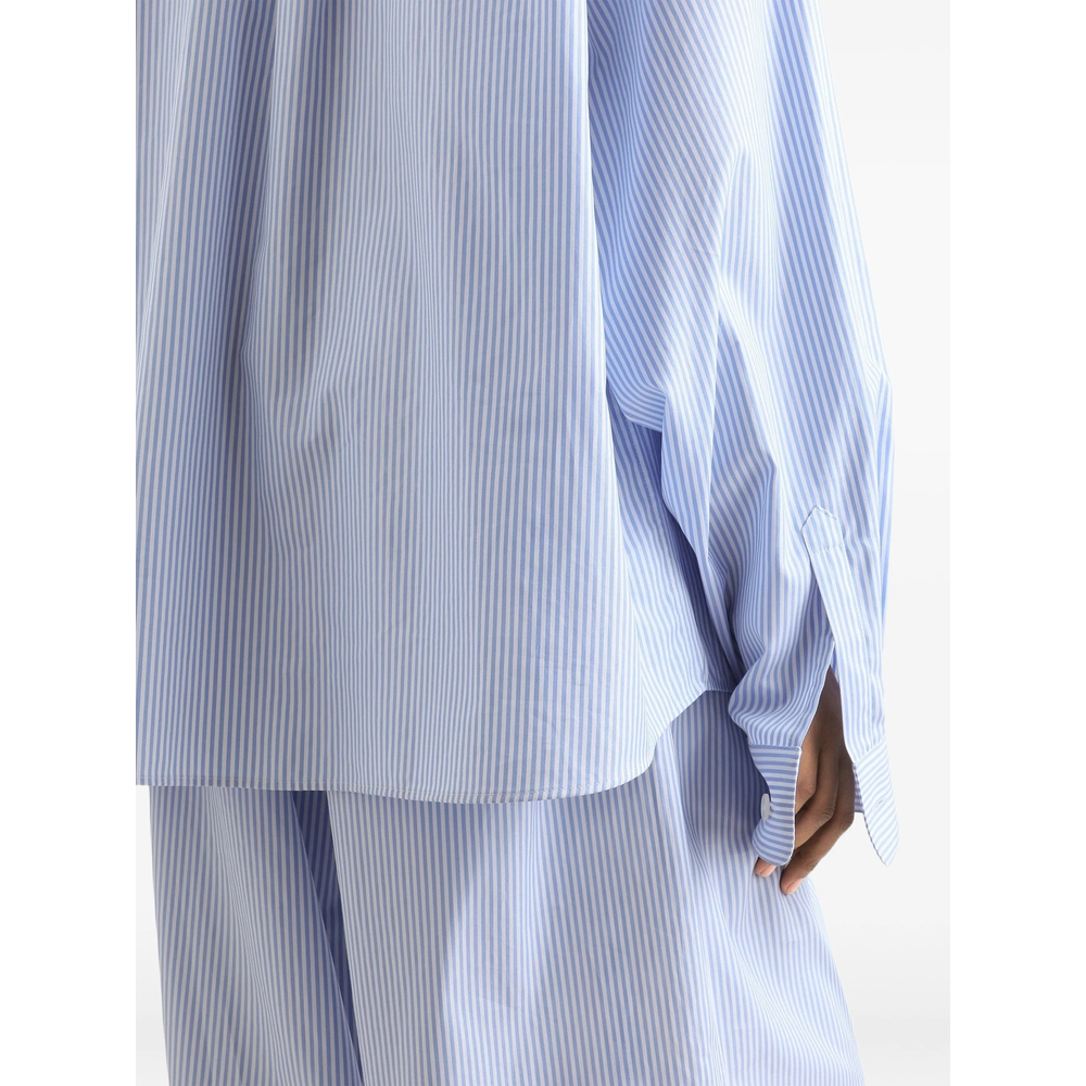 Striped Poplin Shirt