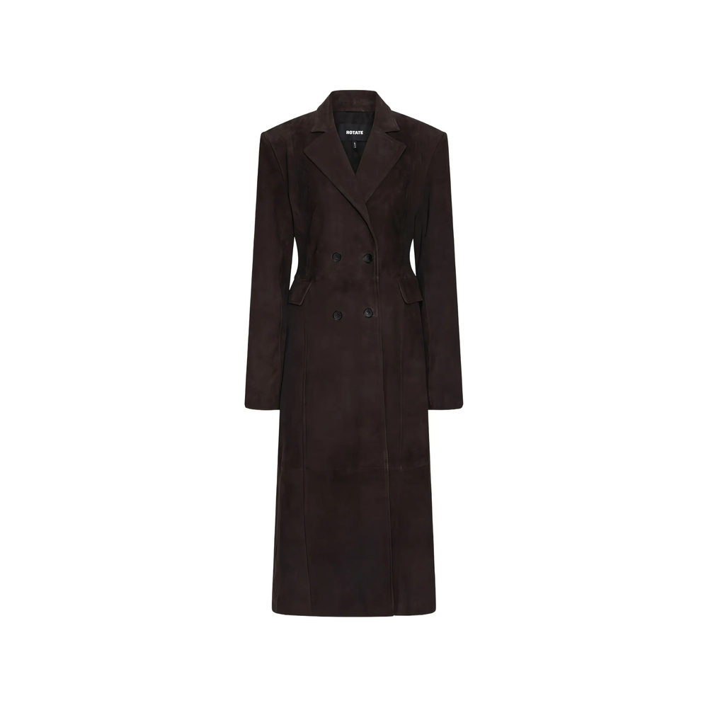 Suede Long Coat