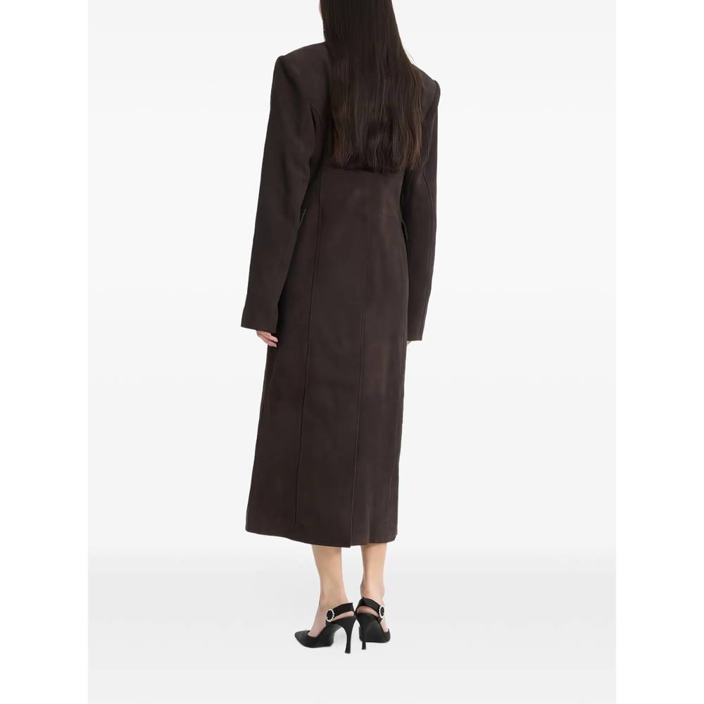 Suede Long Coat