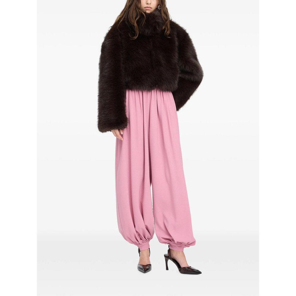 Faux-Fur Cropped Jacket