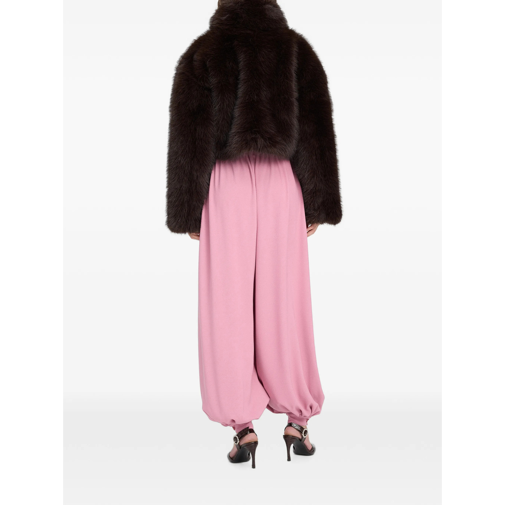 Faux-Fur Cropped Jacket