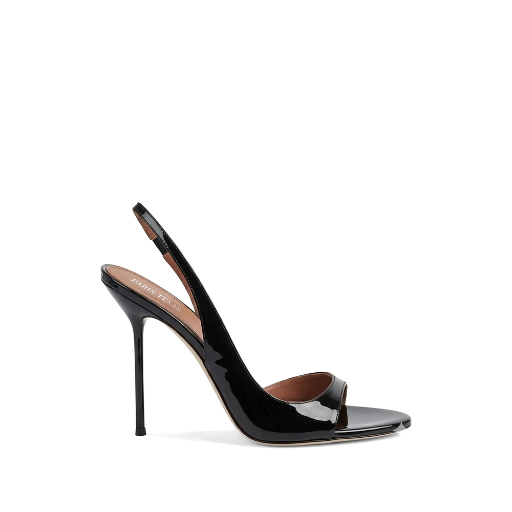 Paris Texas Slingback Open-toe Pumps