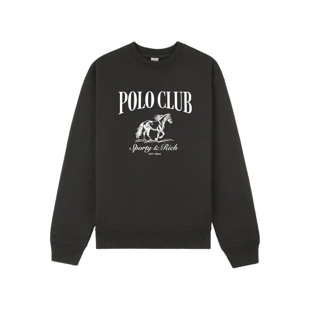 Sporty & Rich Stallion Graphic-print Sweatshirt