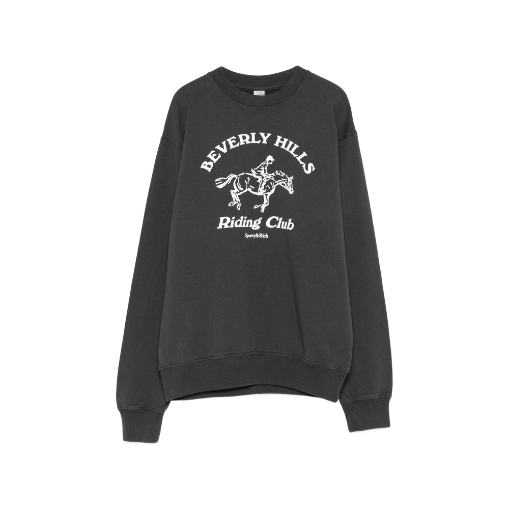 Sporty & Rich Riding Club Crew-neck Sweatshirt