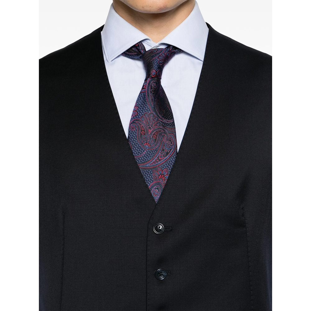 Panelled Virgin Wool Waistcoat