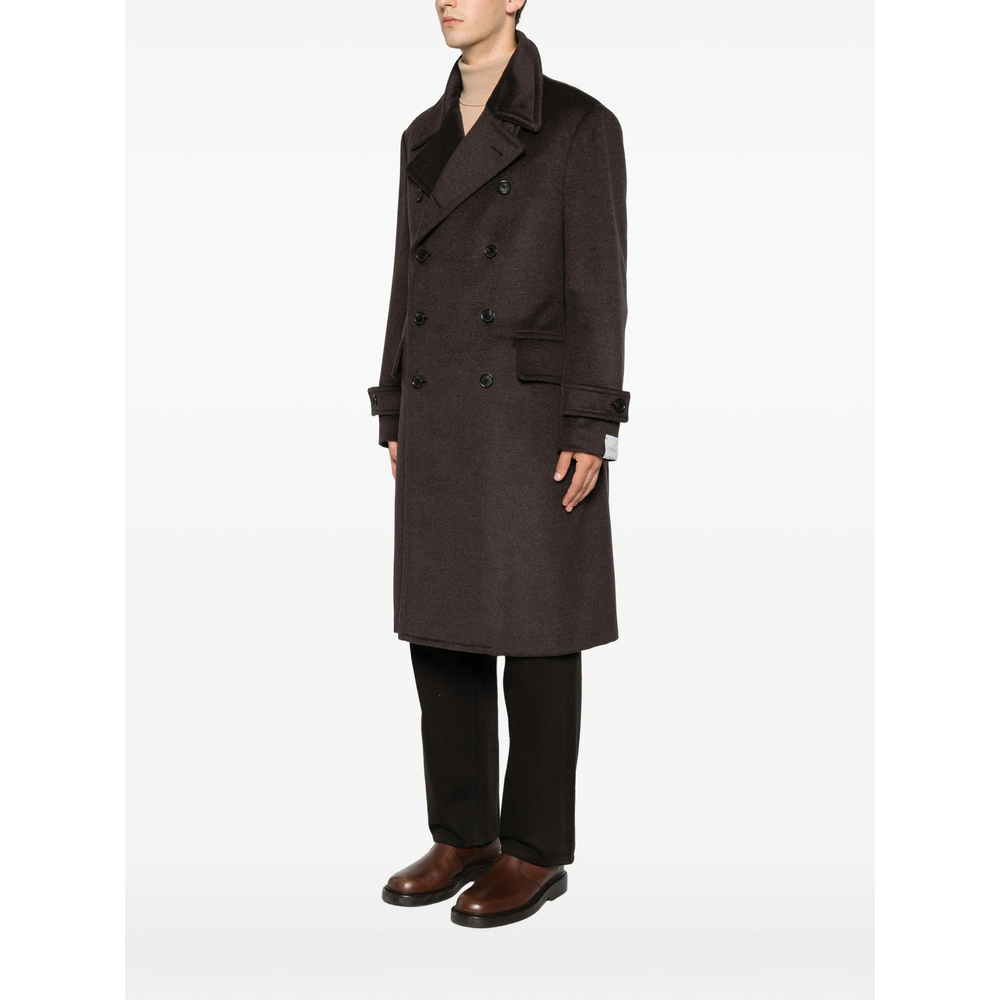 Corsaro Double-Breasted Buttoned Coat