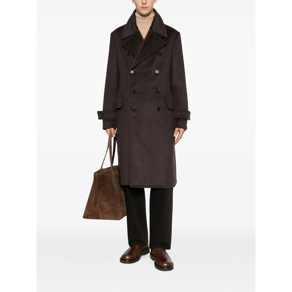 Corsaro Double-Breasted Buttoned Coat