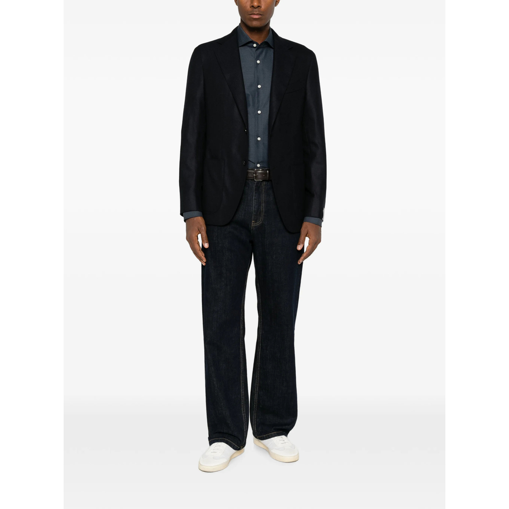 Single-Breasted Notched-Lapels Blazer