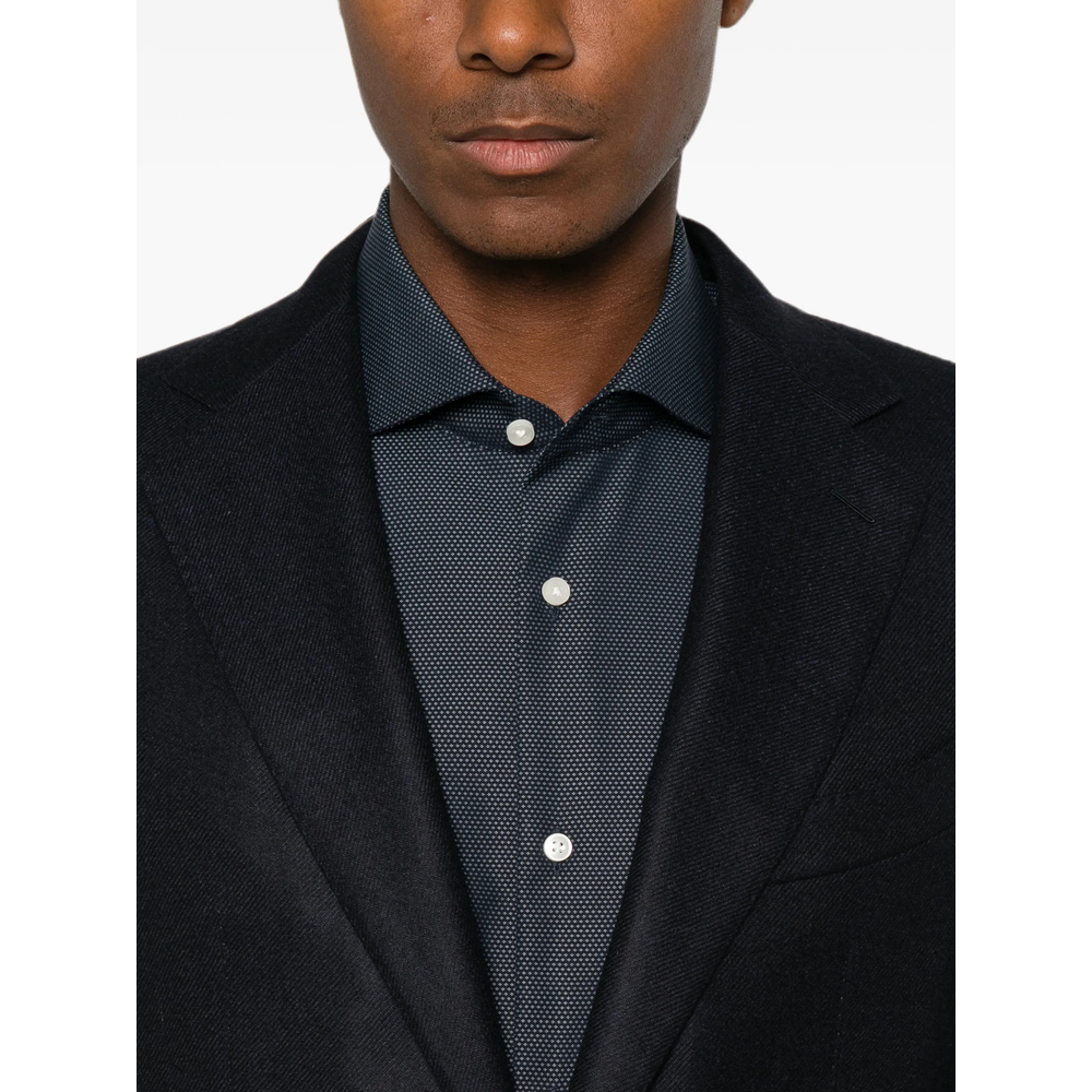 Single-Breasted Notched-Lapels Blazer